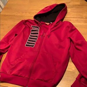 Puma Hoodie Zip Up Sweatshirt